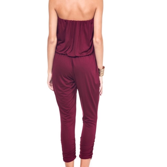 Bellino Strapless Jumpsuit-1 Small & 1 med. left - Picture 3 of 8